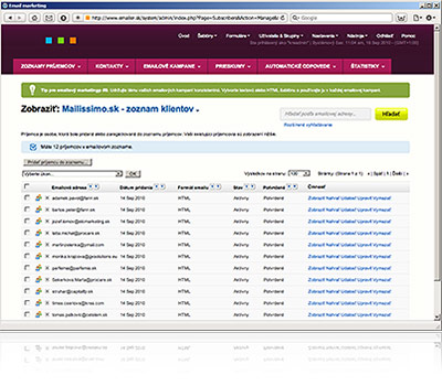 Mailissimo - Email marketing a posielanie reklamných mailov